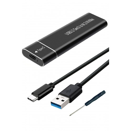 Maxgo M.2 NVMe SSD Type C USB 3.2 Gen 2 10 Gbps Hard Disk Kutusu