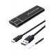 Maxgo M.2 NVMe SSD Type C USB 3.2 Gen 2 10 Gbps Hard Disk Kutusu