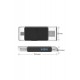Maxgo 3004 Type-c Micro Usb Otg Tf Sd Micro Kart Okuyucu Card Çevirici Dönüştürücü Adaptör