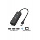 Maxgo 3005 USB 3.0 Ethernet Dönüştürücü Çoklayıcı 3 Port Usb Hub