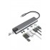 Maxgo 3008 Usb Type-c Hub Dönüştürücü Çevirici Çoklayıcı Usb Hdmı Micro Sd 8 Girişli
