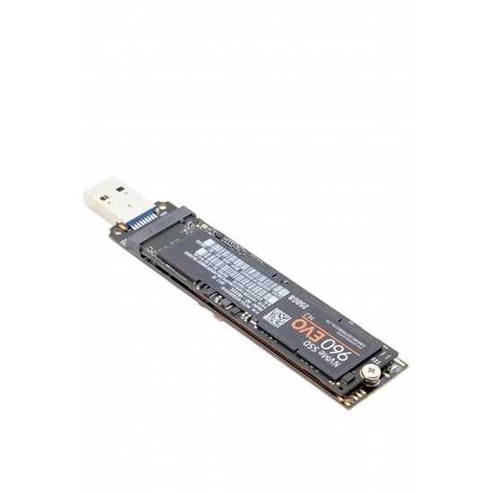 Maxgo 3009  M.2 Nvme Ssd To Usb 3.0 Pci-e Express M-key Çevirici Dönüştürücü Adaptör Kutusu