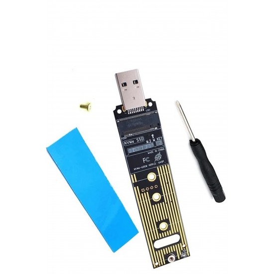 Maxgo 3009  M.2 Nvme Ssd To Usb 3.0 Pci-e Express M-key Çevirici Dönüştürücü Adaptör Kutusu