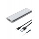 Maxgo 3015 M.2 Sata SSD Ngff To Type C USB 3.0 B-Key Mini Çevirici Adaptör Harici Harddisk Kutusu