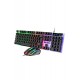 Maxgo 3111 Bajeal Işıklı Q Klavye - Mouse - Rgb Aydınlatmalı Türkçe Klavye- Oyuncu Klavyesi