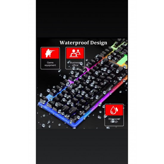 Maxgo 3111 Bajeal Işıklı Q Klavye - Mouse - Rgb Aydınlatmalı Türkçe Klavye- Oyuncu Klavyesi