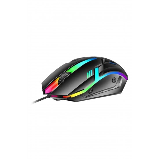 Maxgo 3111 Bajeal Işıklı Q Klavye - Mouse - Rgb Aydınlatmalı Türkçe Klavye- Oyuncu Klavyesi