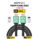 MAXGO 3117 Ultra Yüksek Hızlı 8k Hdmi 2.1 Kablo, 4k 144Hz Hdmi Kablosu 1.5 Metre Hdtv Kablosuuyumlu
