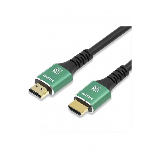 MAXGO 3118 Ultra Yüksek Hızlı 8k Hdmi 2.1 Kablo, 4k 144Hz Hdmi Kablosu 2 Metre Hdtv Kablosu