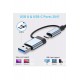 Maxgo 3122 8 In 1 USB Type-C USB 2.0/3.0 Audio 3.5 Tf Sd Çevirici Adaptör Çok Portlu Çoklayıcı USB Hub