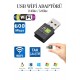 Maxgo 3123 Usb Wifi Adaptörü 600mbps Usb Kablosuz Alıcı Dongle Ağ Kartı Masaüstü Güçlendirici Tak Çalıştır