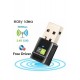 Maxgo 3123 Usb Wifi Adaptörü 600mbps Usb Kablosuz Alıcı Dongle Ağ Kartı Masaüstü Güçlendirici Tak Çalıştır