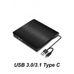 Maxgo 3124 Harici Dvd Rw External Taşınabilir Ultra Ince Usb 3.0 Tyce c Cd/dvd Optik Okuyucu