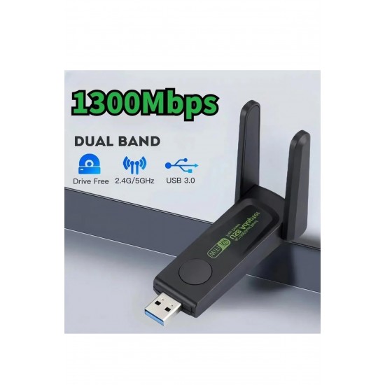 Maxgo 3125 Usb Wifi Adaptörü 600mbps Usb Kablosuz Alıcı Dongle Ağ Kartı Masaüstü Güçlendirici Tak Çalıştır