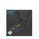 Maxgo 3125 Usb Wifi Adaptörü 600mbps Usb Kablosuz Alıcı Dongle Ağ Kartı Masaüstü Güçlendirici Tak Çalıştır
