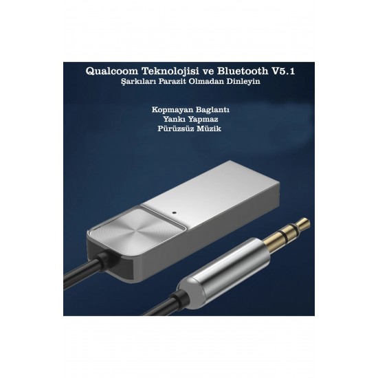 Maxgo 3128 Bluetooth Wireless Bt5.1 Usb To 3,5mm Araç Kiti Bluetooth Araç Içi Fm Transmitter Hifi Ses Destekli