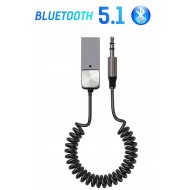 Maxgo 3128 Usb Wireless Bluetooth Araç Kiti Hifi Stereo Ses Alıcısı Aux 3.5mm Adaptörü Bluetooth 5.1 Hd10