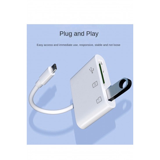 Maxgo 3132 Usb 3.1 Hub Sd Microsd Tf Kart Okuyucu Çevirici Çoğaltıcı Type C Çoklayıcı