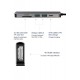 Maxgo 3134 6 In 1 Usb/type-c To Usb A Usb C-usb 3.0 Sd Tf 4k Hd Hdmi Çevirici Adaptör 6 Port Çoklayıcı Usb Hub