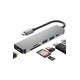 Maxgo 3134 6 In 1 Usb/type-c To Usb A Usb C-usb 3.0 Sd Tf 4k Hd Hdmi Çevirici Adaptör 6 Port Çoklayıcı Usb Hub