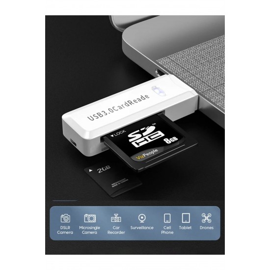 Maxgo 3135 Tf Usb Kart Okuyucu Bellek Usb 3.0 Mikro Sd Kart Usb Adapter Çevirici Dönüştürücü