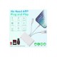 Maxgo 3136 Type-c Lightning Usb-a To 2x Usb3.0 Sd Tf Pd Kart Okuyucu Çevirici Dönüştürücü Hub Adaptör
