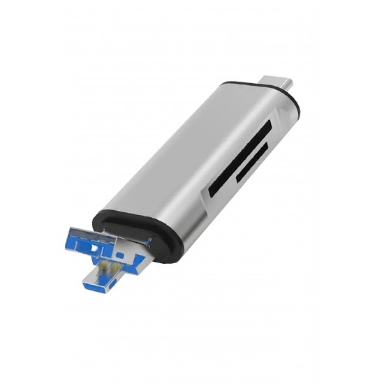 Maxgo 3142 Type C Usb Otg Kart Okuyucu Micro Sd Card Reader Çevirici Dönüştürücü Adaptör