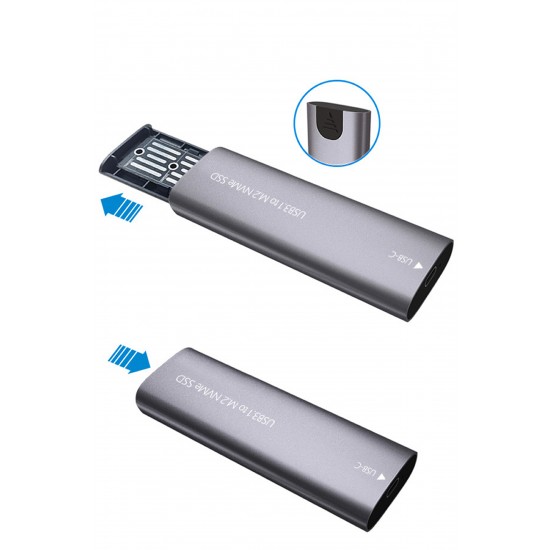 Maxgo 3145 Usb 3.1 Type C To Pci-e Express Nvme Ssd M.2 M-key Hard Disk Kutusu