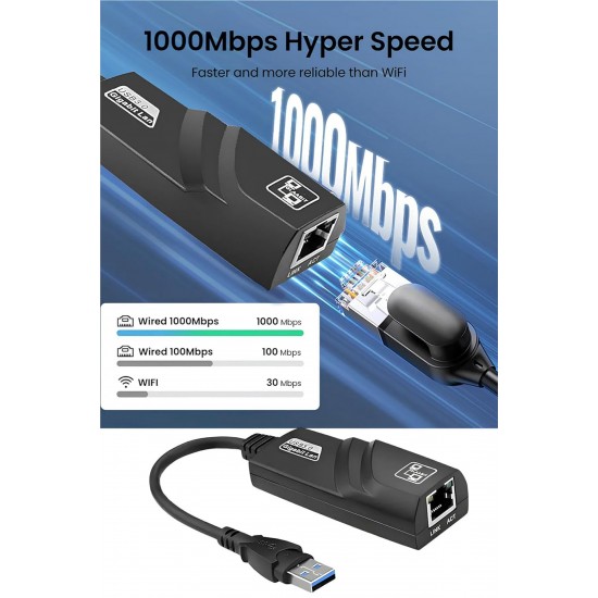 Maxgo 3150 Usb 3.0 To Ethernet Dönüştürücü Çevirici Adaptör Gigabit 1000 Mbps