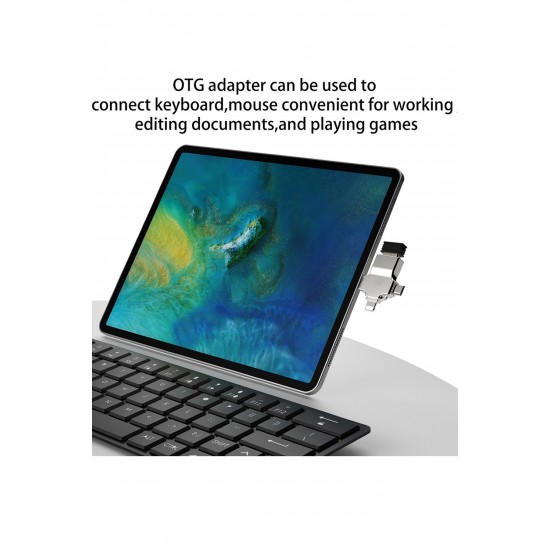 Maxgo 3152 Lightning - Type-c - Micro OTG Usb 3.0 Bellek Okuyucu Çevirici Dönüştürücü Adaptör