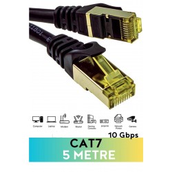 Maxgo 3153 Cat7 Ethernet Kablosu 5 Metre – RJ45 LAN İnternet Modem Data Kablosu, 10Gbps, 600MHz