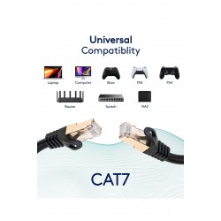 Maxgo 3154 CAT7 10 Metre Ethernet Kablosu 10Gbps Premium İnternet Lan Kablo 10mt