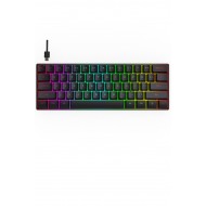 Maxgo 3155 Blue Switch Rgb %60 Kablolu Mekanik Klavye Gaming Oyuncu Klavyesi Türkçe 61 Tuş Q