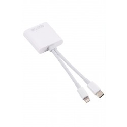 Maxgo 3158 Type-c/Lightning Otg Tf Sd Micro Kart Okuyucu Çevirici Dönüştürücü Adaptör