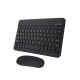 Maxgo 3159 Bluetooth Klavye Mouse Seti Şarjlı Türkçe Tüm Tablet ve Telefonlar ile Uyumlu Siyah