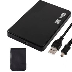 MAXGO USB 2.5 Sata HDD Harddisk Kutusu Slim - Harici HDD Hard Disk Kutusu - Kılıflı - Vidasız Montaj MG-2152