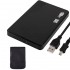 Maxgo 2152 USB 2.5 Sata HDD Harddisk Kutusu Slim - Harici HDD Hard Disk Kutusu - Kılıflı - Vidasız Montaj