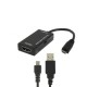 MHL ADAPTÖR Micro Usb HDMI KABLOSU ÇEVİRİCİ TV DÖNÜŞTÜR BST-2059p