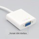 MAXGO Micro Hdmi to VGA Kablo Çevirici Dönüştürücü Ses Destekli HDMI BST-2014P