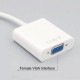 MAXGO Micro Hdmi to VGA Kablo Çevirici Dönüştürücü Ses Destekli HDMI BST-2014P