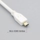 MAXGO Micro Hdmi to VGA Kablo Çevirici Dönüştürücü Ses Destekli HDMI BST-2014P