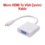 MAXGO 2079 Micro Hdmi to Vga Kablosu KABLO Çevirici HDMI Dönüştürücü