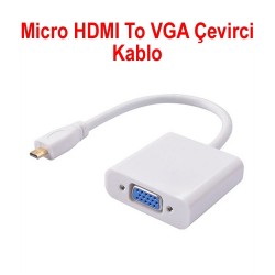 Micro Hdmi to Vga Kablosu KABLO Çevirici HDMI BST-2079p Dönüştürücü
