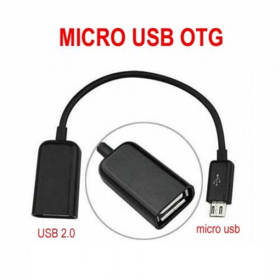 Micro USB OTG KABLO MİKRO 15 CM KABLOSU