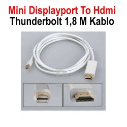 MAXGO 2083 Mini Displayport To Hdmi Kablo Bst-2083p Hdmı Thunderbolt Mac Macbook