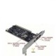 Pci 1394 FiREWiRE KART BST-2060p 4 6 pin Port ieee 1394
