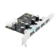 PCI EXPRESS PCI-E USB 3.0 PCI KART PCIE 4 PORT ÇOKLAYICI BST-2021p