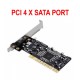 PCI SATA - I/O Kontrol Kart BST-2061p 4 Port