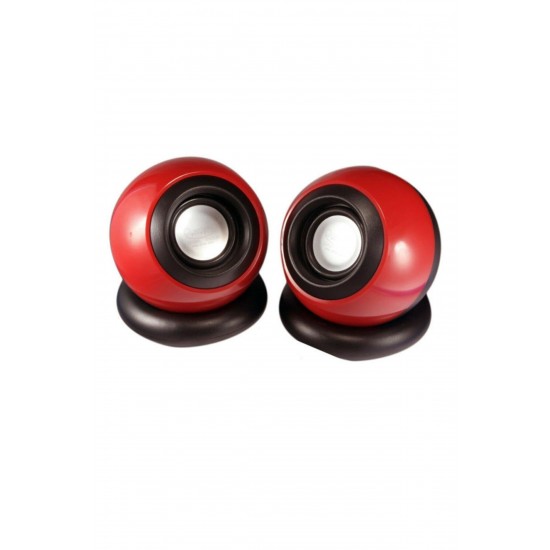 Usb 2.0 Hoparlör 1+1 Ses Bombası Usb Stereo Speaker