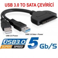 USB 3.0 2.5' İNÇ SATA SSD HDD HARDDİSK KABLOSU KABLO VERİ BST-2041p